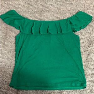 Off the Shoulder Crop Top